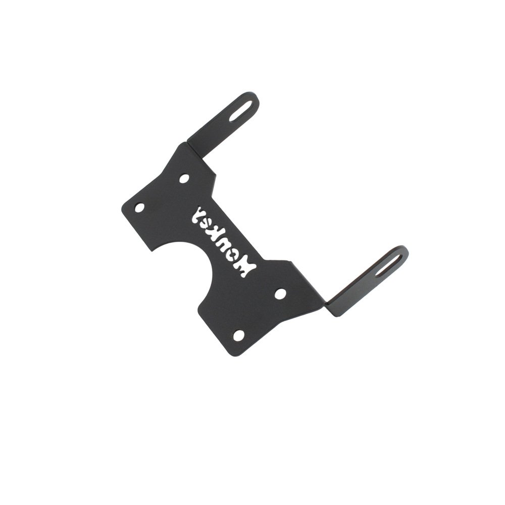 Motorcycle Auxiliary Light Bracket for Honda Monkey 125 - Black