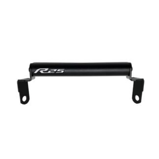 Motorcycle GPS Navigation Bracket for Yamaha YZF-R3 and YZF-R25 2019-2026 - 22 mm - Black