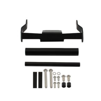 Motorcycle GPS Navigation Bracket for Zontes 368G 2024-2026 - 12 mm and 22 mm - Black