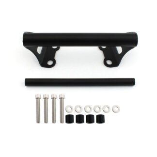 Motorcycle GPS Navigation Bracket for Triumph Speed 400 and Scrambler 400 X 2024-2026 - 12 mm and 22 mm - Black