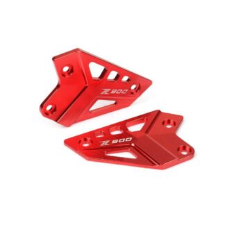 Rear Foot Peg Cover For Kawasaki Z900 - Red