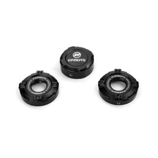Triple Clamp Cover Set For CFMOTO 675NK / 675SR / 800NK and Other Models - Black